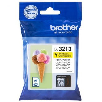 CARTUCCE INK JET ORIGINALI ,BROTHER LC-3213Y