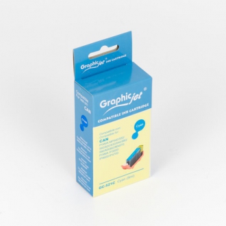 CARTUCCE INK JET COMPATIBILI ,Cartuccia Compatibile Ciano (con Chip) (CLI-521C)