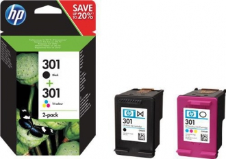 CARTUCCE INK JET ORIGINALI ,Cartuccia Originale (Nero + Colore) (301)