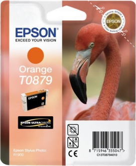 CARTUCCE INK JET ORIGINALI ,Cartuccia Originale Arancio (T0879)