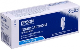 TONER LASER ORIGINALI ,Cartuccia Originale Ciano (0671)