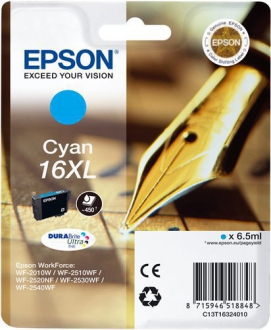 CARTUCCE INK JET ORIGINALI ,Cartuccia Originale Ciano (16XL)