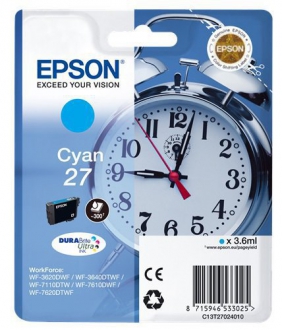 CARTUCCE INK JET ORIGINALI ,Cartuccia Originale Ciano (27)