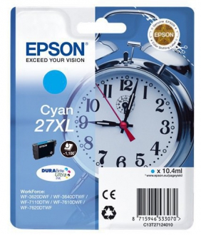 CARTUCCE INK JET ORIGINALI ,Cartuccia Originale Ciano (27XL)