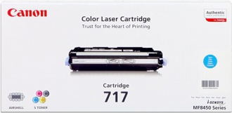 TONER LASER ORIGINALI ,Cartuccia Originale Ciano (717)