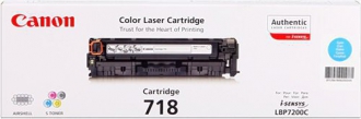 TONER LASER ORIGINALI ,Cartuccia Originale Ciano (718)