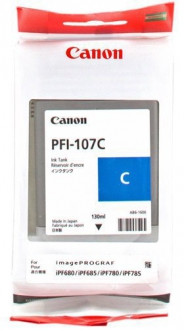 CARTUCCE INK JET ORIGINALI ,Cartuccia Originale Ciano (PFI-107C)