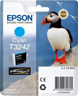 CARTUCCE INK JET ORIGINALI ,Cartuccia Originale Ciano (T3242)
