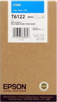 CARTUCCE INK JET ORIGINALI ,Cartuccia Originale Ciano (T6122)