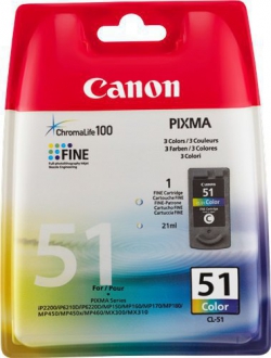 CARTUCCE INK JET ORIGINALI ,Cartuccia Originale Colore (CL-51)