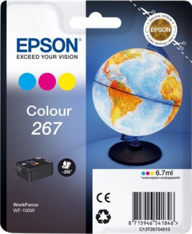 CARTUCCE INK JET ORIGINALI ,Cartuccia Originale Colore C/M/Y (267)