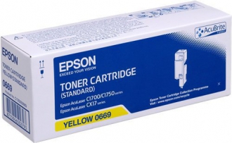 TONER LASER ORIGINALI ,Cartuccia Originale Giallo (0669)