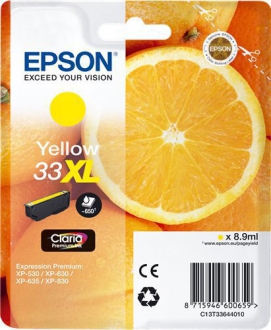 CARTUCCE INK JET ORIGINALI ,Cartuccia Originale Giallo (33XL)