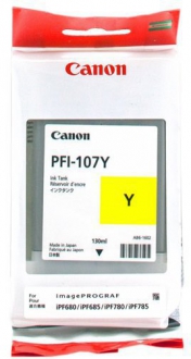 CARTUCCE INK JET ORIGINALI ,Cartuccia Originale Giallo (PFI-107Y)