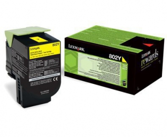 TONER LASER ORIGINALI ,Cartuccia Originale Giallo (Return Program) (802Y)