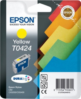 CARTUCCE INK JET ORIGINALI ,Cartuccia Originale Giallo (T0424)