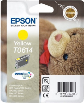 CARTUCCE INK JET ORIGINALI ,Cartuccia Originale Giallo (T0614)