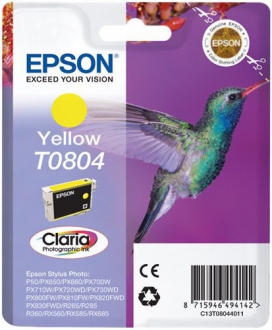 CARTUCCE INK JET ORIGINALI ,Cartuccia Originale Giallo (T0804)
