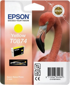CARTUCCE INK JET ORIGINALI ,Cartuccia Originale Giallo (T0874)