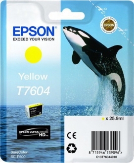 CARTUCCE INK JET ORIGINALI ,Cartuccia Originale Giallo (T7604)