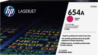 TONER LASER ORIGINALI ,Cartuccia Originale Magenta (654A)