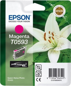 CARTUCCE INK JET ORIGINALI ,Cartuccia Originale Magenta (T0593)