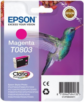 CARTUCCE INK JET ORIGINALI ,Cartuccia Originale Magenta (T0803)