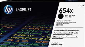 TONER LASER ORIGINALI ,Cartuccia Originale Nero (654X)