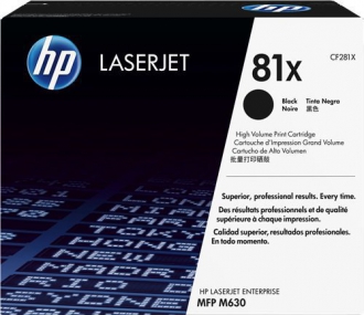 TONER LASER ORIGINALI ,Cartuccia Originale Nero (81X)