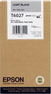 CARTUCCE INK JET ORIGINALI ,Cartuccia Originale Nero Chiaro (T6027)