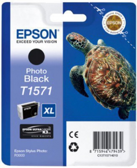 CARTUCCE INK JET ORIGINALI ,Cartuccia Originale Nero Foto (T1571)