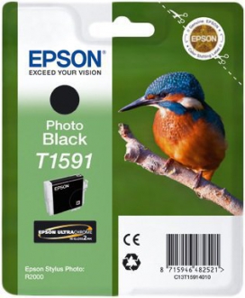 CARTUCCE INK JET ORIGINALI ,Cartuccia Originale Nero Foto (T1591)