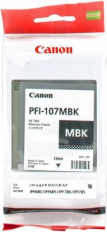 CARTUCCE INK JET ORIGINALI ,Cartuccia Originale Nero Opaco (PFI-107MBK)