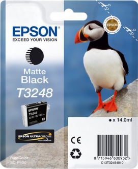 CARTUCCE INK JET ORIGINALI ,Cartuccia Originale Nero Opaco (T3248)