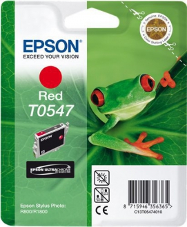 CARTUCCE INK JET ORIGINALI ,Cartuccia Originale Rosso (T0547)