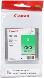 CARTUCCE INK JET ORIGINALI ,Cartuccia Originale Verde (PFI-101G)