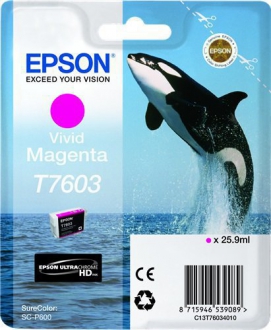 CARTUCCE INK JET ORIGINALI ,Cartuccia Originale Vivid Magenta (T7603)