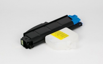 TONER LASER RIGENERATI /COMPATIBILI ,Cartuccia Toner Compatibile Ciano + Vaschetta (TK-5160C)