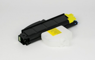 TONER LASER RIGENERATI /COMPATIBILI ,Cartuccia Toner Compatibile Giallo + Vaschetta (TK-5160Y)