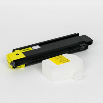 TONER LASER RIGENERATI /COMPATIBILI ,Cartuccia Toner Compatibile Giallo + Vaschetta (TK-590Y)