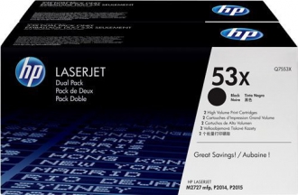 TONER LASER ORIGINALI ,Dual Pack Originale (53X)