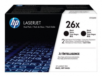 TONER LASER ORIGINALI ,Dual Pack Originale Nero (26X)