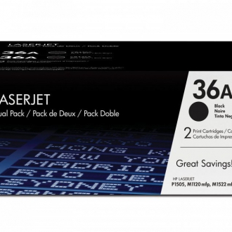 TONER LASER ORIGINALI ,Dual Pack Originale Nero (36A)