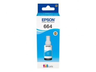 CARTUCCE INK JET ORIGINALI ,Flacone Inchiostro Originale Ciano (664)