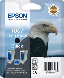 CARTUCCE INK JET ORIGINALI ,Kit Cartuccia Originale Nero (T007)