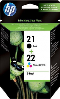 CARTUCCE INK JET ORIGINALI ,Multipack Originale (21+22)