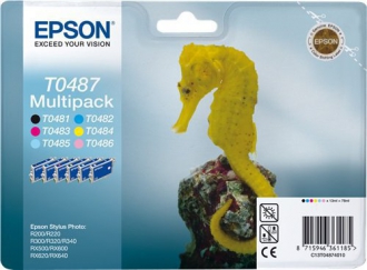 CARTUCCE INK JET ORIGINALI ,Multipack Originale (T0487)