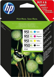 CARTUCCE INK JET ORIGINALI ,Multipack Originale B/C/M/Y (950XL+951XL)