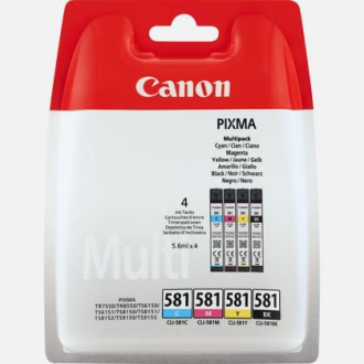 CARTUCCE INK JET ORIGINALI ,Multipack Originale B/C/M/Y (CLI-581)