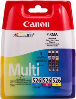 CARTUCCE INK JET ORIGINALI ,Multipack Originale C/M/Y (CLI-526)